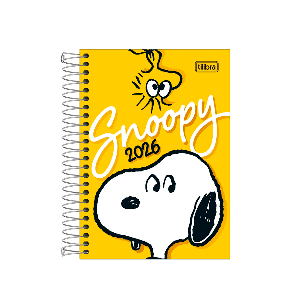 Agenda Espiral Snoopy M5 2026 2 - Tilibra